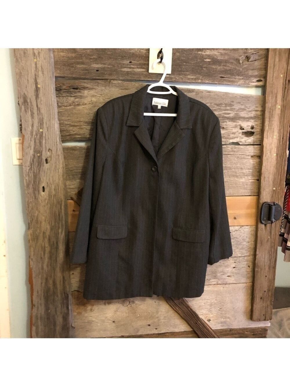 Vintage Addition Elle Plus Size 22w Black Blazer